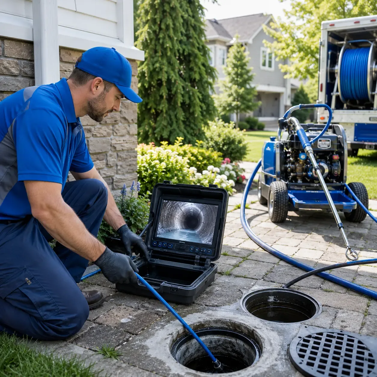 Outdoor drain cleaning professionals serving Mico, TX